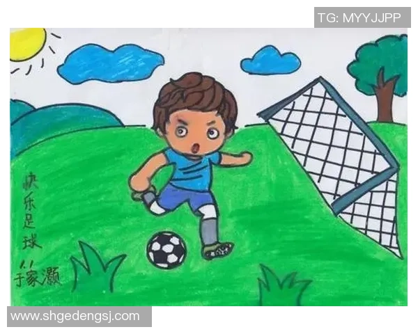 踢足球的艺术之美简单易画让你轻松掌握足球绘画技巧